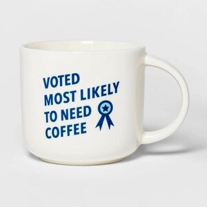 NWOT! Threshold ‘Voted Most Likely to Need Coffee’ Mug ☕️